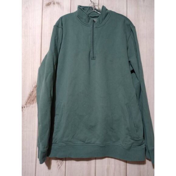 LL Bean‎ Sweatshirt Mens Extra Large Tall Teal - Picture 1 of 7